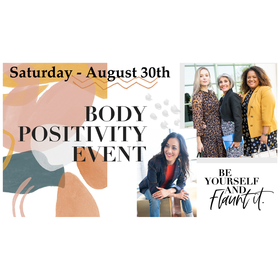 Join us this saturday for our Body Positivity event August 30th